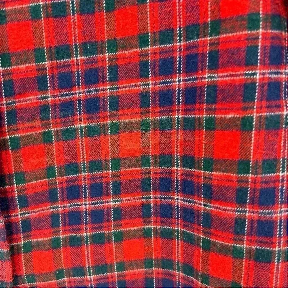 Lucky Brand Women's Plaid Flannel Button-Up Shirt Red Size S - Picture 3 of 9